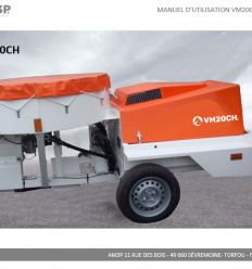MANUEL D'UTILISATION VM20CH