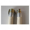 Tuyau Ø 50 Long 10Ml M/F 50 40 Bars    Blanc
